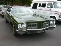 Oldmobile 98 Coupe des Modelljahres 1972 im Farbton sequoia green. Primers Run Krefeld am 10.05.2018.