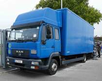 =MAN LE 8.220 eines Ausstellers steht bei der Veterama, 10-2017