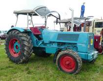 =Hanomag Robust 901 steht auf Ausstellungsgelände der Schlepperfreunde Auenberg, Mai 2018