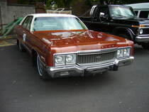 Chrysler Newport fourdoor Sedan des Modelljahres 1973. Primers Run Krefled am 10.05.2018.