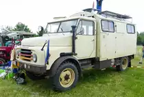 =Hanomag AL 28 steht auf Ausstellungsgelände der Schlepperfreunde Auenberg, Mai 2018