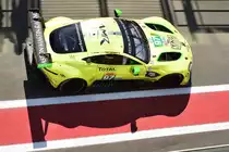 In der Boxgasse #97 Pro , Aston Martin Racing mit Aston Martin Vantage GTE der Fahrer:  Alexander Lynn & Maxime Martin, Jonathan Adam.  Langstrecken-WM (FIA WEC) – Sechs Stunden von Spa-Francorchamps 5.Mai 2018