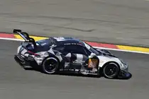 Mitzieher des Porsche 911 RSR, LM GTE Nr.88 AM, Dempsey Proton-Racing, Fahrer: Matteo Cairoli & Khaled Al Qubaisi, Gorgia Roda. Langstrecken-WM (FIA WEC) – Sechs Stunden von Spa-Francorchamps 5.Mai 2018