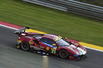 Mitzieher des LM GTE Nr.71, AF Corse, Ferrari 488 GTE Evo, Fahrer: Davide Rigon & Sam Bird. Langstrecken-WM (FIA WEC) – Sechs Stunden von Spa-Francorchamps 5.Mai 2018