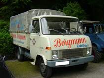 Hanomag Henschel F45 Pritschenlastwagen. 1967 - 1973. Angetrieben wird der leichte LKW von einem Vierzylinderreihendieselmotor, der 65 PS Leistet. Oldtimertreffen  Schwarzwaldhaus  Mettmann am 13.05.2018. 