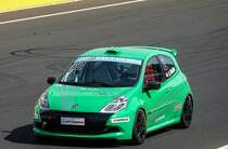 Renault Clio RS fährt auf dem Hungaroring in Rahmen des FIA CEZ am 29.04.2018.