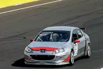 Peugeot 407 Rennwagen fährt auf dem Hungaroring in Rahmen des FIA CEZ am 29.04.2018.