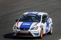 Seat Ibiza Rennwagen fährt auf dem Hungaroring in Rahmen des FIA CEZ am 29.04.2018.