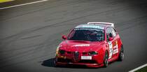 Alfa-Romeo 147 fährt auf dem Hungaroring in Rahmen des FIA CEZ am 29.04.2018.