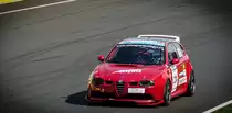 Alfa-Romeo 147 fährt auf dem Hungaroring in Rahmen des FIA CEZ am 29.04.2018.