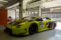 Lamborghini Huracan GT Rennauto, fotografiert am 29.04.2018.