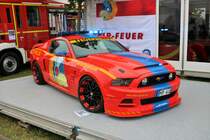 Ford Mustang Feuerwehr Showcar am 18.05.18 auf der RettMobil in Fulda