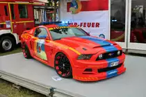 Ford Mustang Feuerwehr Showcar am 18.05.18 auf der RettMobil in Fulda