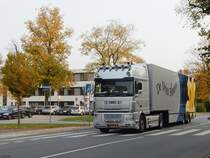DAF XF Sattelzug in Güstrow am 18.10.2017