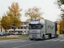 DAF XF Sattelzug in Güstrow am 18.10.2017
