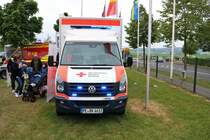 DRK Kreisverband Peine VW Crafter ELW am 18.05.18 auf der RettMobil in Fulda