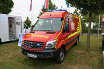 Feuerwehr Sebnitz Mercedes Benz Sprinter ELW am 18.05.18 auf der RettMobil in Fulda 