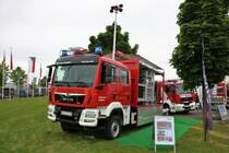 MAN TGM GIMAEX GW-L Vorführfahrzeug am 18.05.18 auf der RettMobil in Fulda 