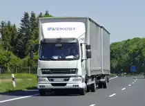 DAF LF Tandemzug  Weikost  bei Heimerzheim - 08.05.2018