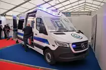 Neuer Mercedes Benz Sprinter RTW am 18.05.18 auf der RettMobil in Fulda 