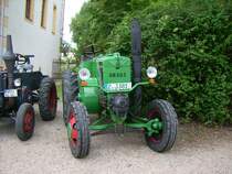 Ursus Glhkopf Bulldog im Innenhof des Landwirtschaftsmuseums Blankenhain 2008
