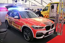 BMW X3 Kdow am 18.05.18 auf der RettMobil in Fulda 