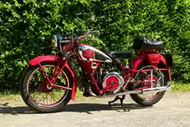 Moto Guzzi GTV 500 Bj 1937, Oldtimer Treffen beim Pfingstdampf der Selfkantbahn am 21.5.2018