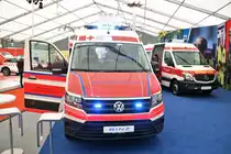DRK Jena VW Crafter RTW am 18.05.18 auf der RettMobil in Fulda 