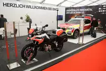 ASB BMW F 750 GS Motorrad am 18.05.18 auf der RettMobil in Fulda 
