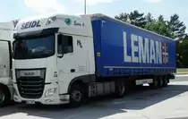 =DAF der Spedition SEIDL rastet im Mai 2018 an der A 7