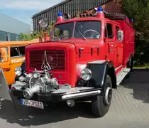 =Magirus Deutz Mercur als Einsatzfahrzeug für den Katastrophenschutz Land Hessen, ausgestellt beim  Roten Sommer  2018 in Fulda. Die zweitägige Veranstaltung  Roter Sommer   an die Bedeutung der vielen Hilfsorganisationen. Mai 2018