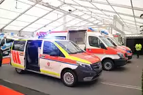System Strobel Mercedes Benz Vito NEF am 18.05.18 auf der RettMobil in Fulda 
