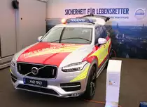 Volvo XC90 First Responder am 18.05.18 auf der RettMobil in Fulda
