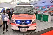 Berufsfeuerwehr Hamburg Mercedes  Benz Sprinter NEF am 18.05.18 auf der RettMobil in Fulda