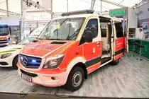 Berufsfeuerwehr Hamburg Mercedes Benz Sprinter NEF am 18.05.18 auf der RettMobil in Fulda