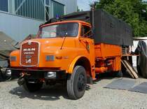 =MAN 13-168, als Einsatzfahrzeug für den Zivilen Bevölkerungsschutz, ausgestellt beim  Roten Sommer  2018 in Fulda. Die zweitägige Veranstaltung  Roter Sommer  erinnert an die Bedeutung der vielen Hilfsorganisationen. Mai 2018