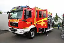 Lentner MAN TGM Vorführfahrzeug (H)LF-20 am 18.05.18 auf der RettMobil in Fulda