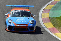 Porsche Carrera Cup France & Benelux, Fahrzeug: Porsche GT3 Cup 991, Motorisierung 3,8 Liter Sechszylinder-Boxermotor der 460 PS (338 KW) bei 7.500 Umdrehungen leistet. #67  Fahrer: Jeremie LESOUDIER (FRA) Team 85 Bourgoin Racing. Rahmenprogramm der FIA WEC 6h Spa Francorchamp am 5. Mai 2018