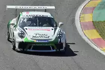 Porsche Carrera Cup France & Benelux, Fahrzeug: Porsche GT3 Cup 991, Motorisierung 3,8 Liter Sechszylinder-Boxermotor der 460 PS (338 KW) bei 7.500 Umdrehungen leistet. #74  Fahrer: Victor BLUGEON (FRA) Pierre Martinet by Alméras. Rahmenprogramm der FIA WEC 6h Spa Francorchamp am 5. Mai 2018