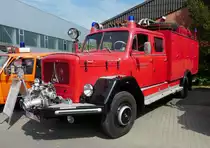 =Magirus Deutz Mercur als Einsatzfahrzeug vom Katastrophenschutz des Landes Hessen,
ausgestellt beim  Roten Sommer  2018 in Fulda. 