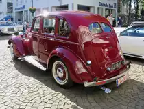 Die Rückseite des Humber bei der 29. Viersener Oldtimer-Rallye am 27.05.2017