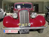 Humber bei der 29. Viersener Oldtimer-Rallye am 27.05.2017

Technische Daten: Baujahr 1939, 101 PS, 4087 ccm aus 6 Zylindern, max 65 mph.