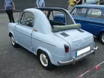 Heckansicht eines Piaggio 400. 1957 - 1961. Kleinwagentreffen Krefeld am 31.05.2018.