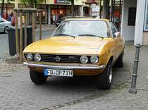 =Opel Manta A, gesehen im Juni 2018 in Hünfeld
