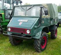 =Unimog 411, gesehen bei den Schlepperfreunden Auenberg im Mai 2018