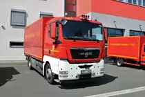 Feuerwehr Hanau MAN TGX LKW (Fahrschule) (Florian Hanau 1-68-1) am 03.06.18 beim Tag der offenen Tür im Gefahrenabwehrzentrum Hanau 