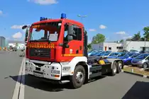 Feuerwehr Hanau MAN TGA WLF (Florian Hanau 1-66-1) am 03.06.18 beim Tag der offenen Tür im Gefahrenabwehrzentrum Hanau 