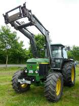 =John Deere 3050, gesehen bei den Schlepperfreunden Auenberg im Mai 2018