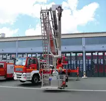 Feuerwehr Hanau MAN TGA TGM (Florian Hanau 1-38-1) am 03.06.18 beim Tag der offenen Tür im Gefahrenabwehrzentrum Hanau 