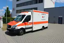 DRK Mainz Kinzig Kreis Mercedes Benz Sprinter RTW (14/83/3) am 03.06.18 beim Tag der offenen Tür im Gefahrenabwehrzentrum Hanau 